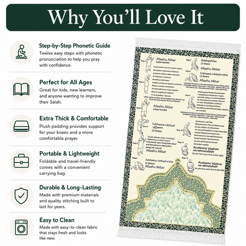 Guided Salah Prayer Mat