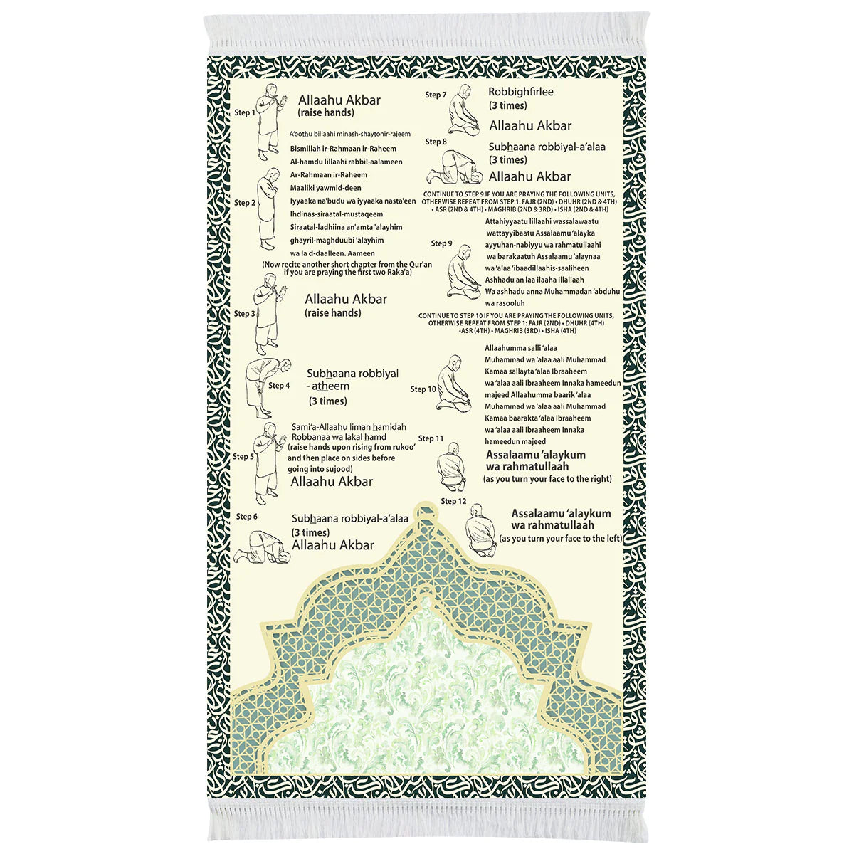 Guided Salah Prayer Mat